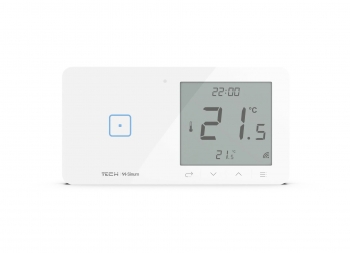 WSR-01 TECH , WŁĄCZNIK SZKLANY DOTYKOWY Z REGULATOREM TEMPERATURY, INTELIGENTNY DOM