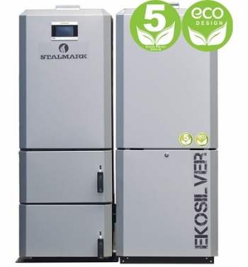 Kocioł EKO SILVER 14 KW na pellet z certyfikatem 5 klasa oraz Eco Design 