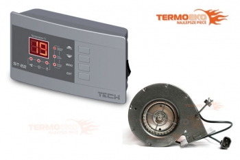 Zestaw sterownik ST 22 TECH + wentylator RV 14 R