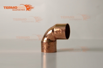 Kolanko miedziane dwu kielichowe 90° 22 mm 10 sztuk