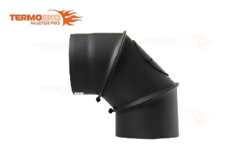 Kolano nastawne 90° Ø180 mm z wyczystką